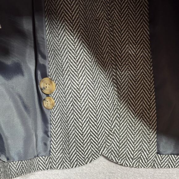 Covington Blazer XL 18 Gray Textured Classic Career Office Neutral Structured - Picture 9 of 10